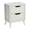 Hello Honey® 26" Yume Mid Century Modern Solid Wood Nightstand with 2 Storage Drawers